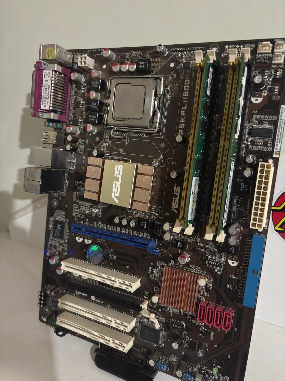 KIT PLACA MÃE ASUS 2008 (placa mãe processador e memória) - Foto 4