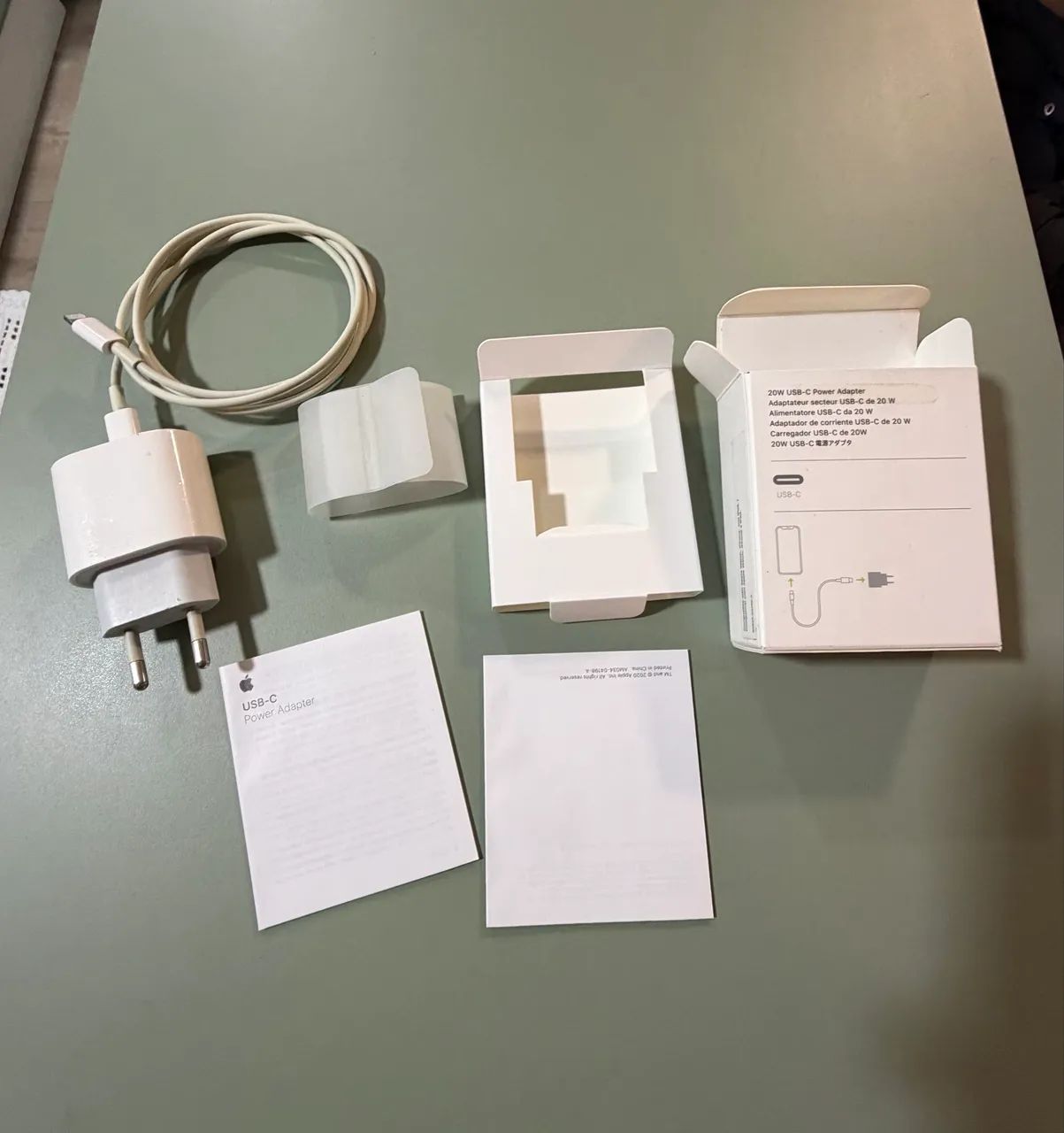 Carregador Apple 20W Original + Cabo