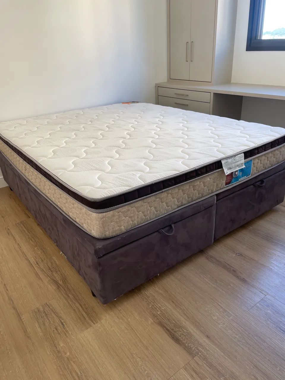 Cama box Queen + Colchão  - Foto 3