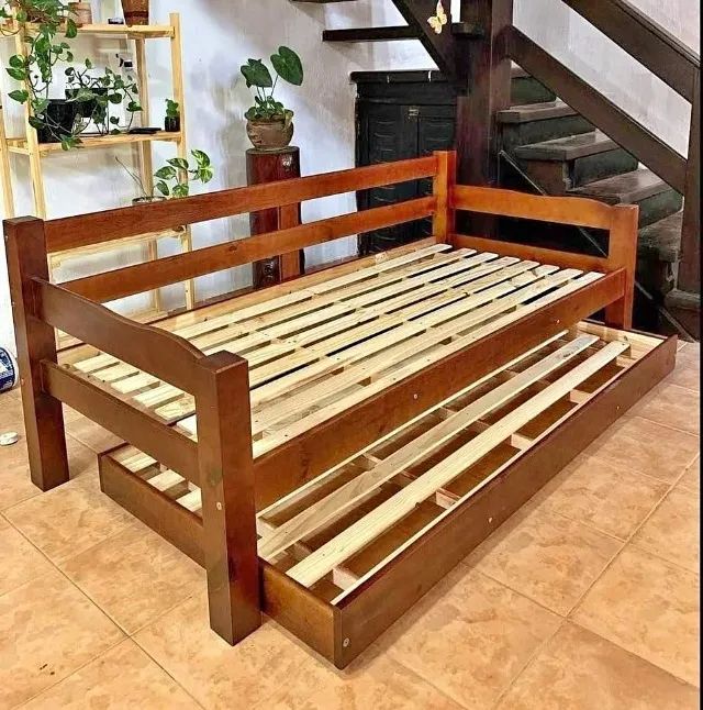 SOFÁ CAMA MADEIRA 