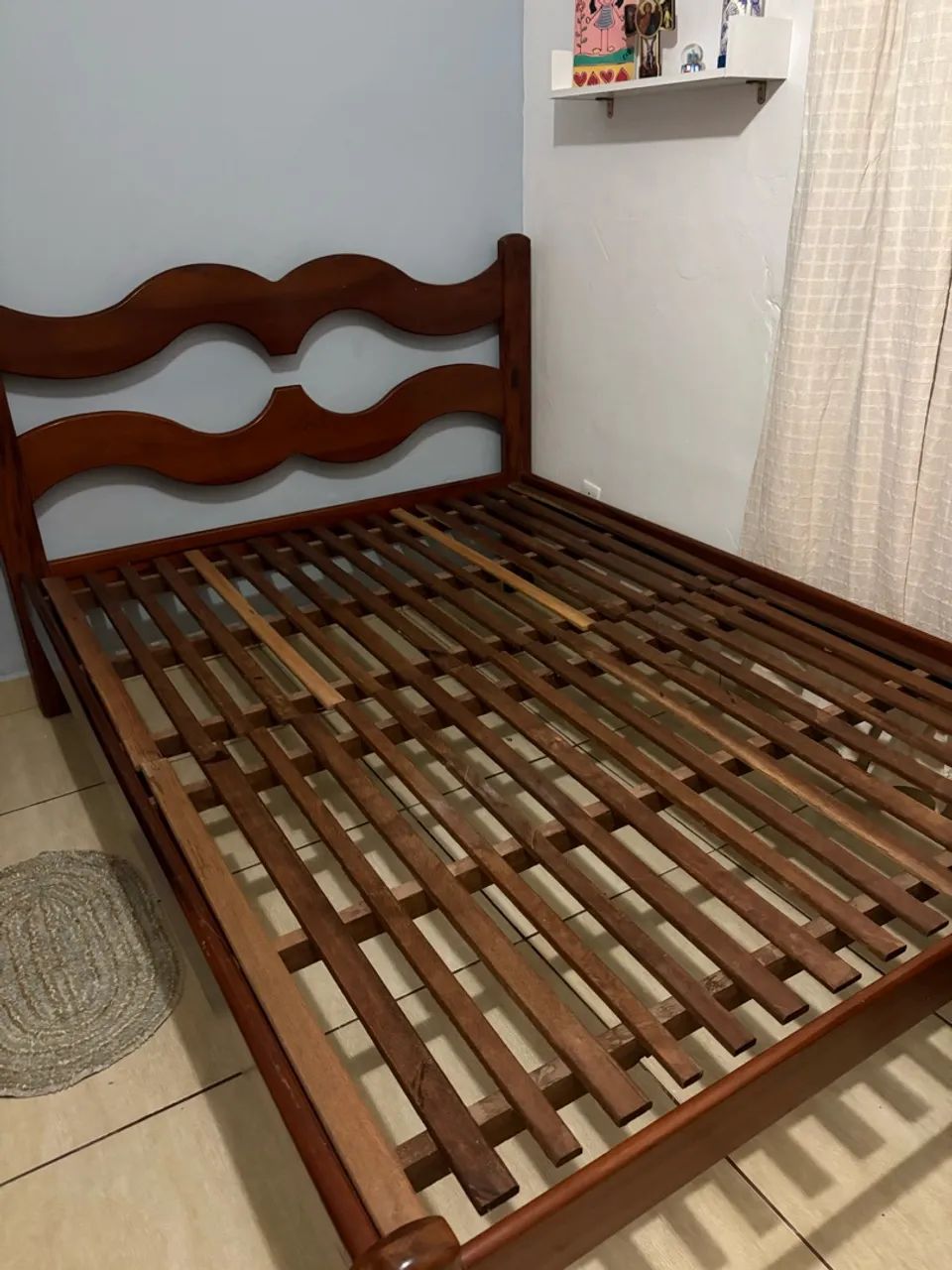 Cama Madeira Maciça Casal  - Foto 4