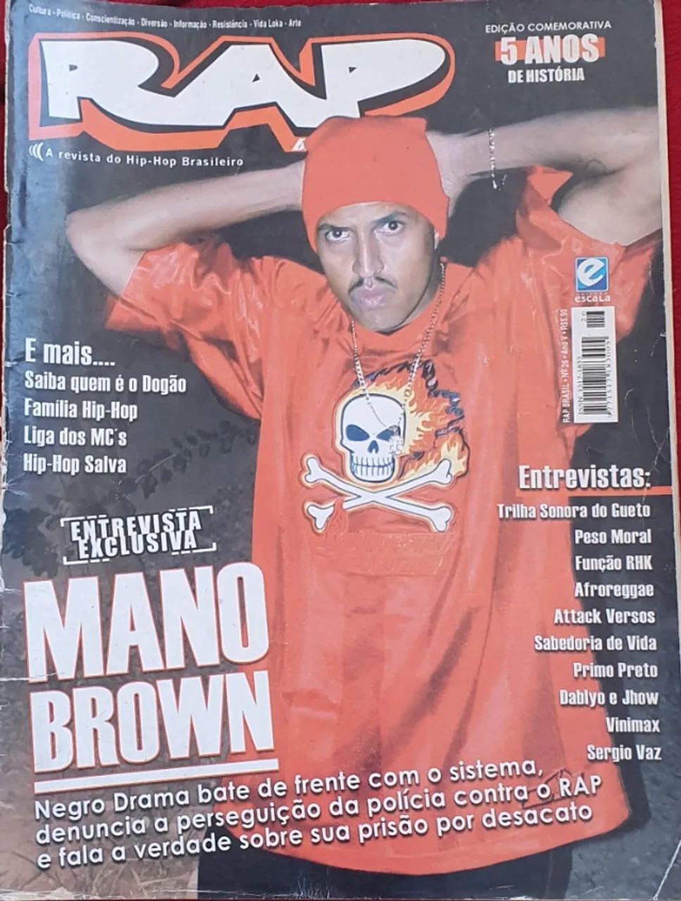 Revista Rap Brasil. 26 uni. Muito Raras. - Livros e revistas