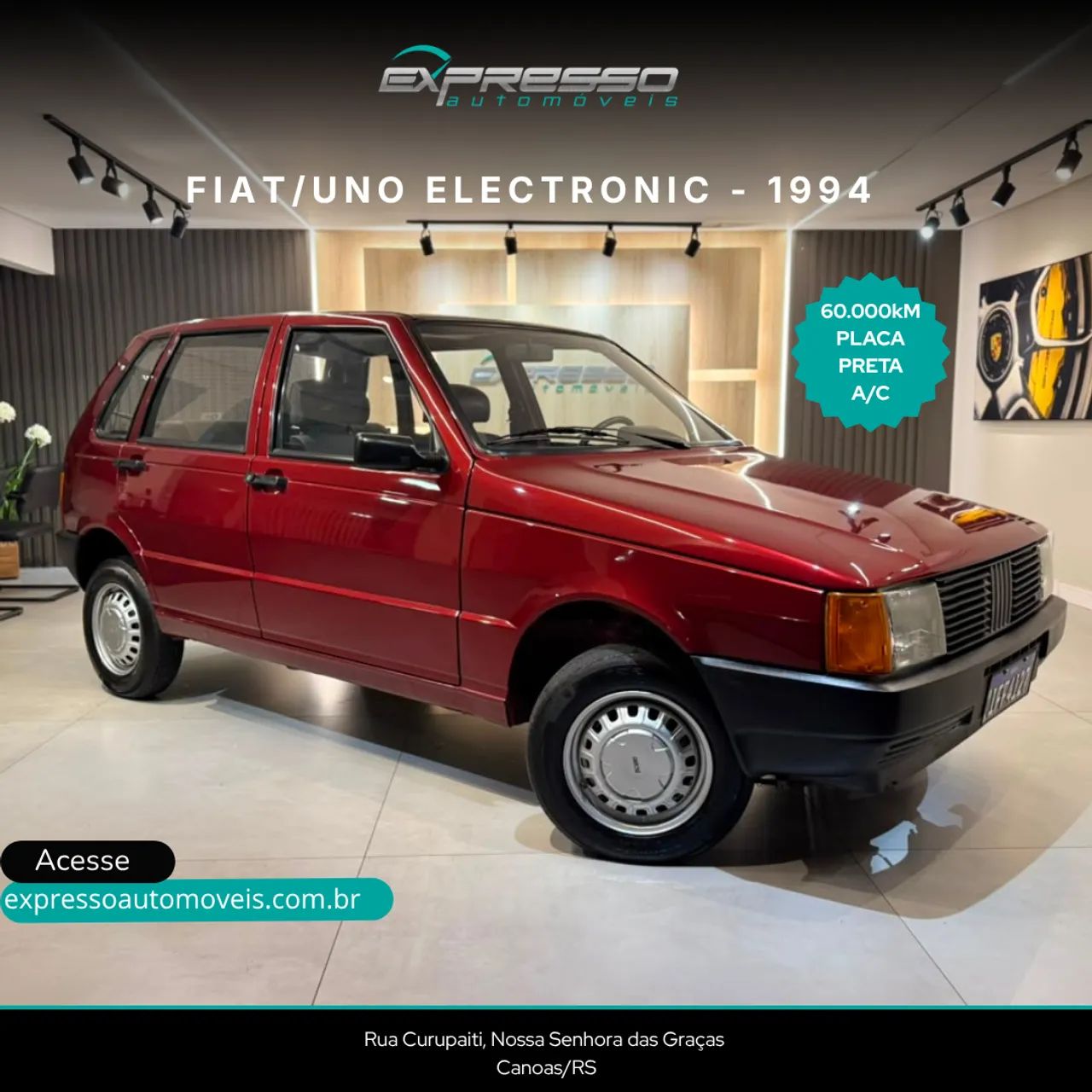 Fiat Uno Mille 1.0 Electronic 4P 1994
