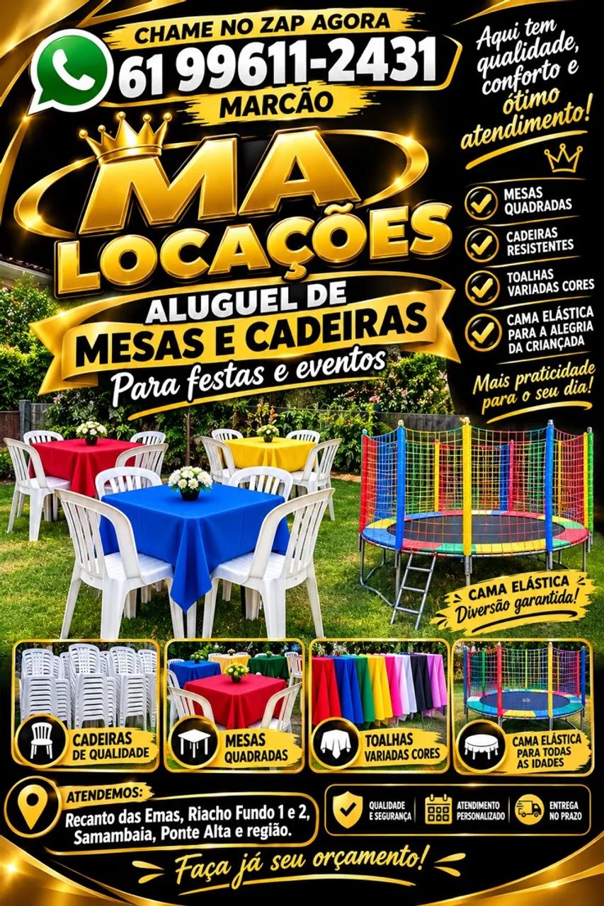 Alugo mesas e cadeiras  - Foto 2