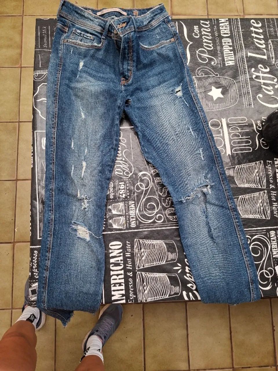 calça jeans, zara - Foto 2