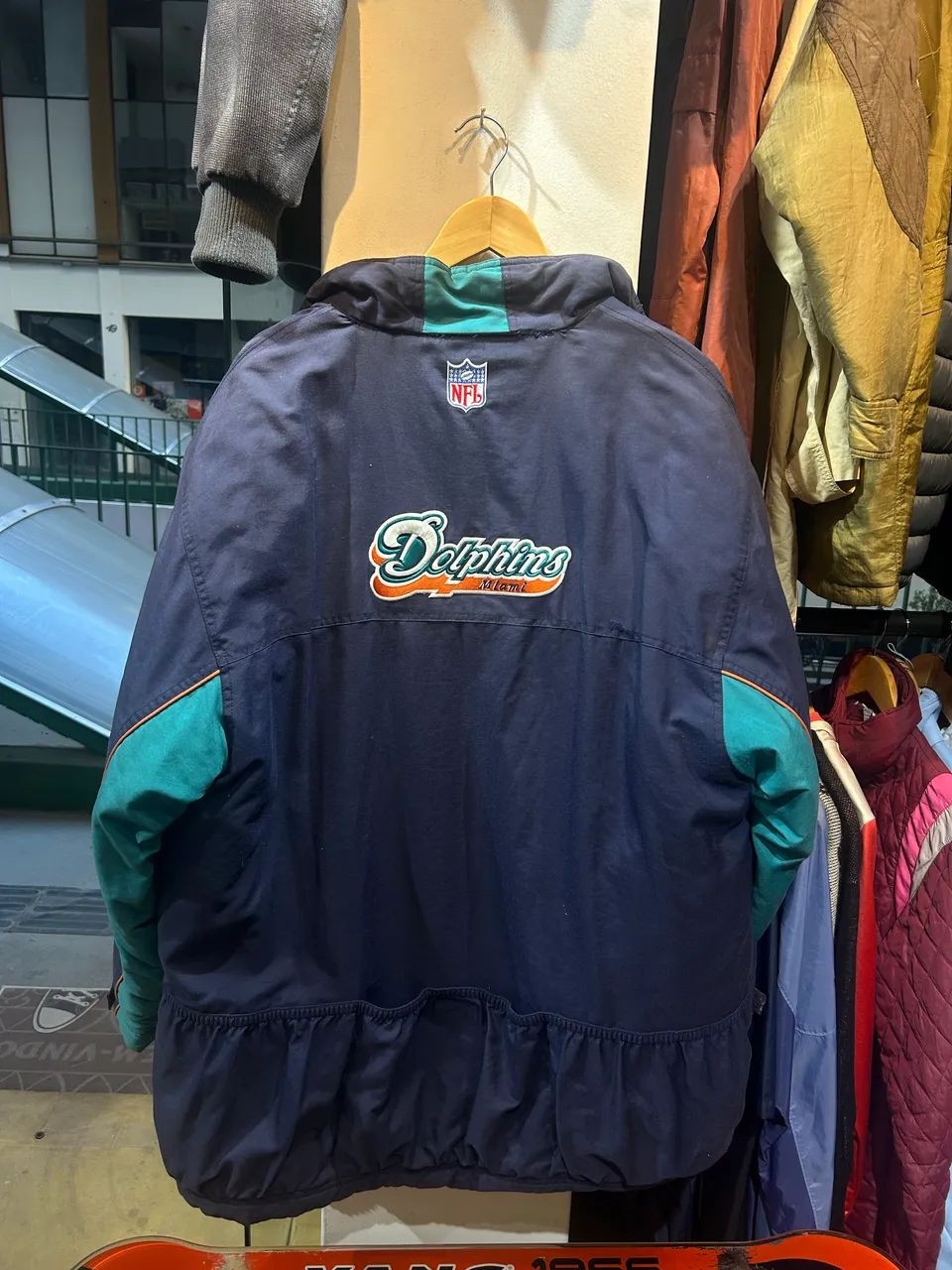 Casaco vintage Reebok  Dolphins - Foto 5