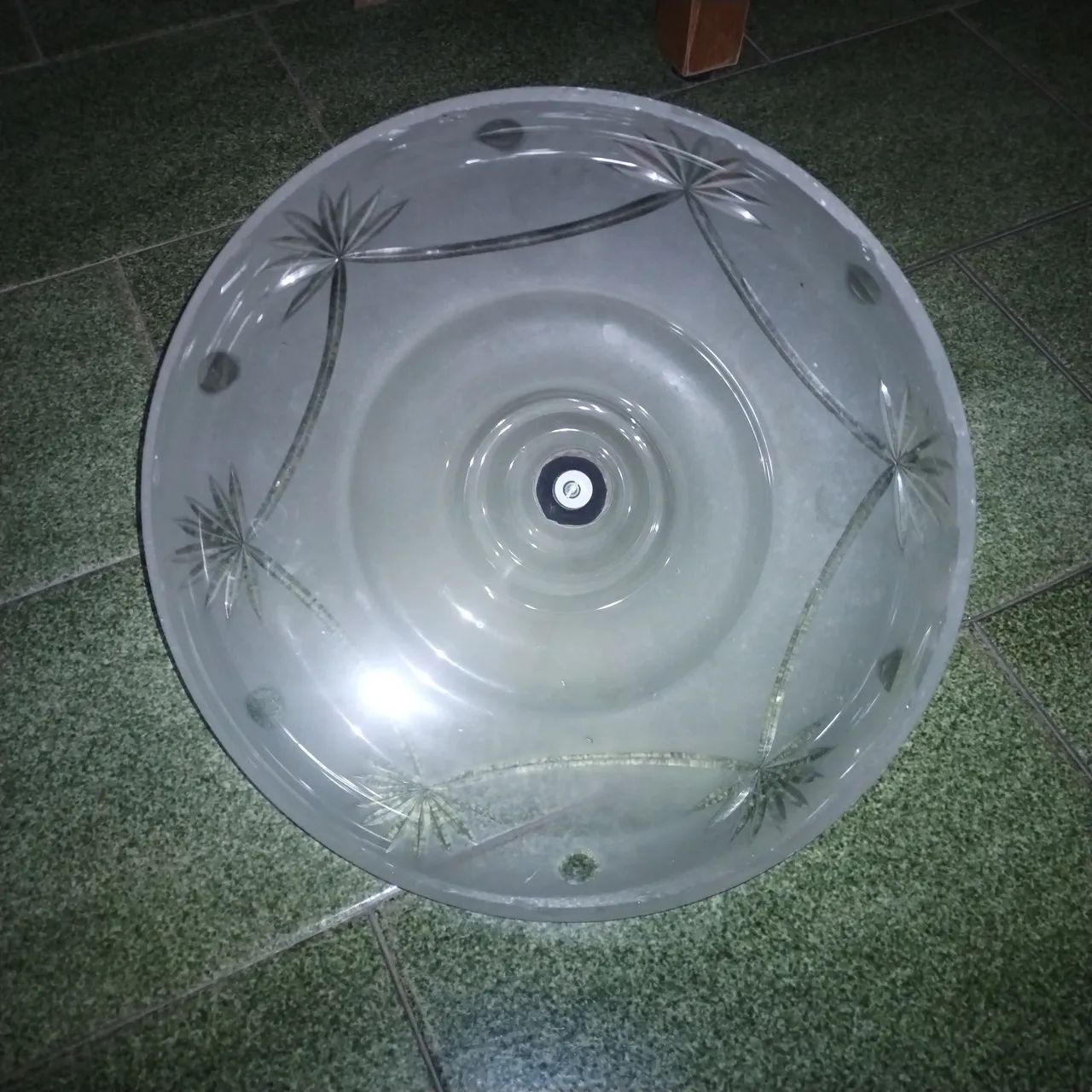 Cúpula antiga de lustre de cristal - Foto 2