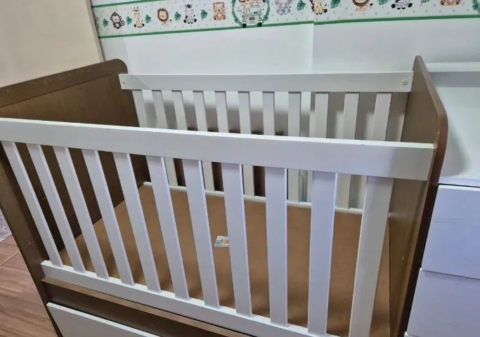 Berço Multifuncional com Bicama e Gaveteiro - Foto 5