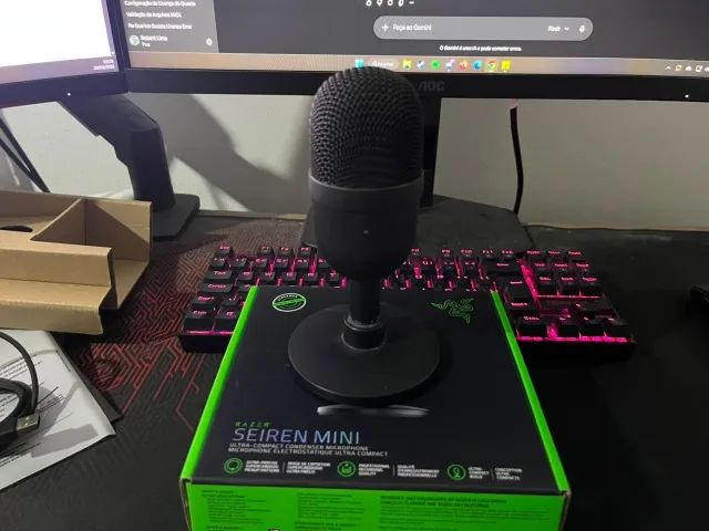 Razer Seiren Mini Preto COM DEFEITO! - Foto 2