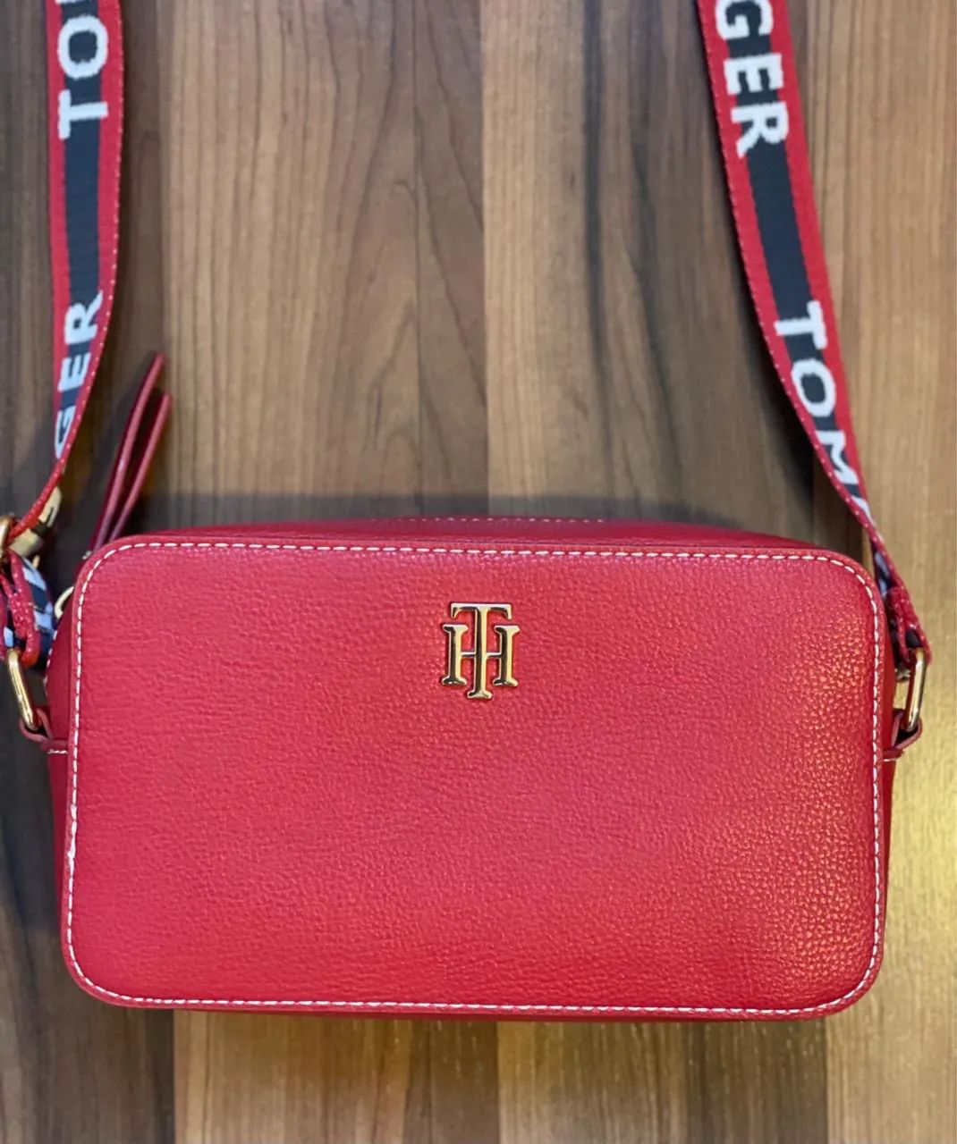 Bolsa Tommy em couro original nova  - Foto 4