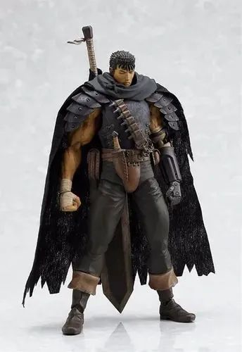 Figure Figma Guts Berserk Original 150 1ª Versão + Capa de Tecido
