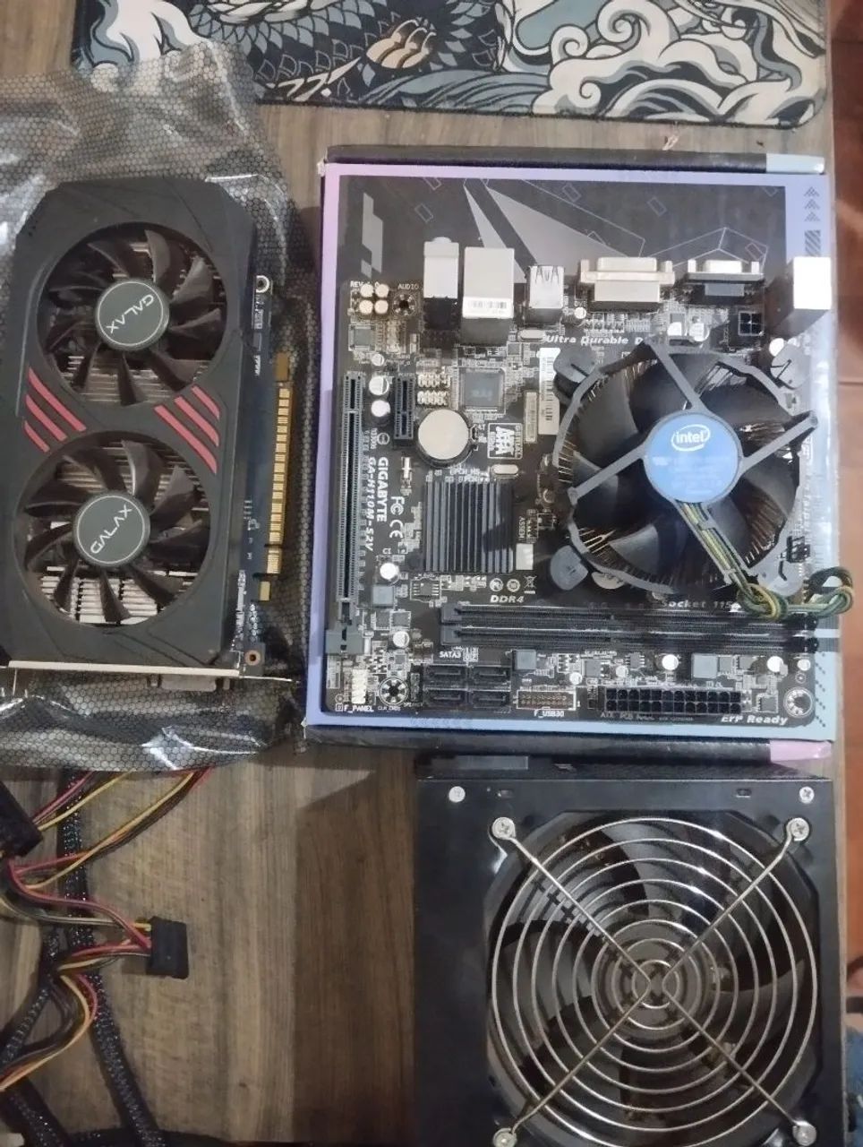Kit Placa de vídeo, Placa mãe, Processador e Fonte - Foto 5