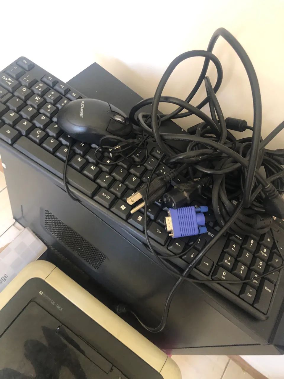 Impressora a laser Samsung, CPU, Teclado e Mouse  - Foto 4