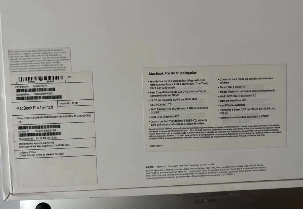 MacBook Pro 16 polegadas (2019) - Para peças ou reparo - Foto 4