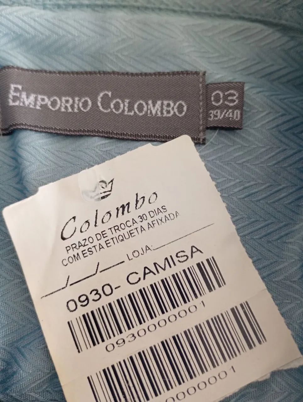 Camisa social masculina com manga comprida  - Foto 2