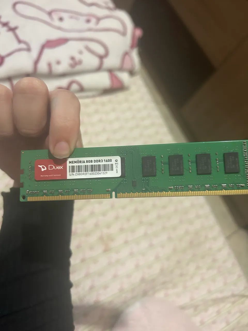 Memória ram duex 8gb