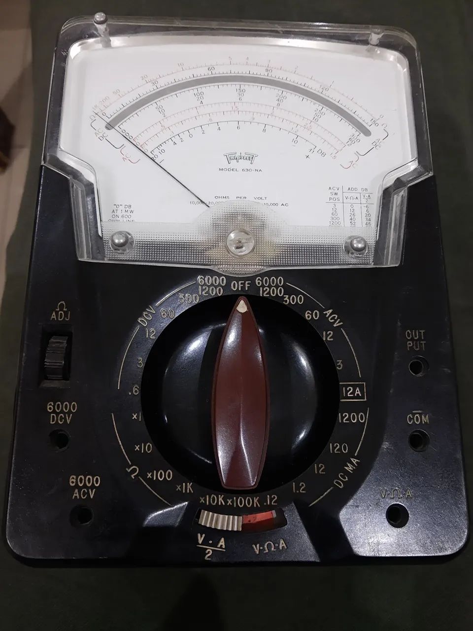 multímetro Vintage