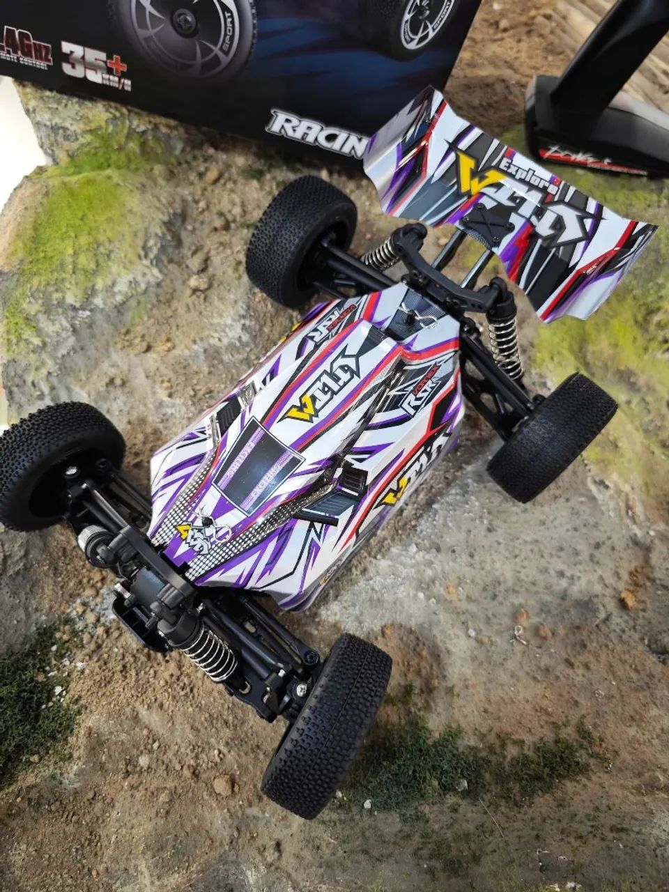 Carro Rc Buggy WlToys 144016 4x4 35km/h
