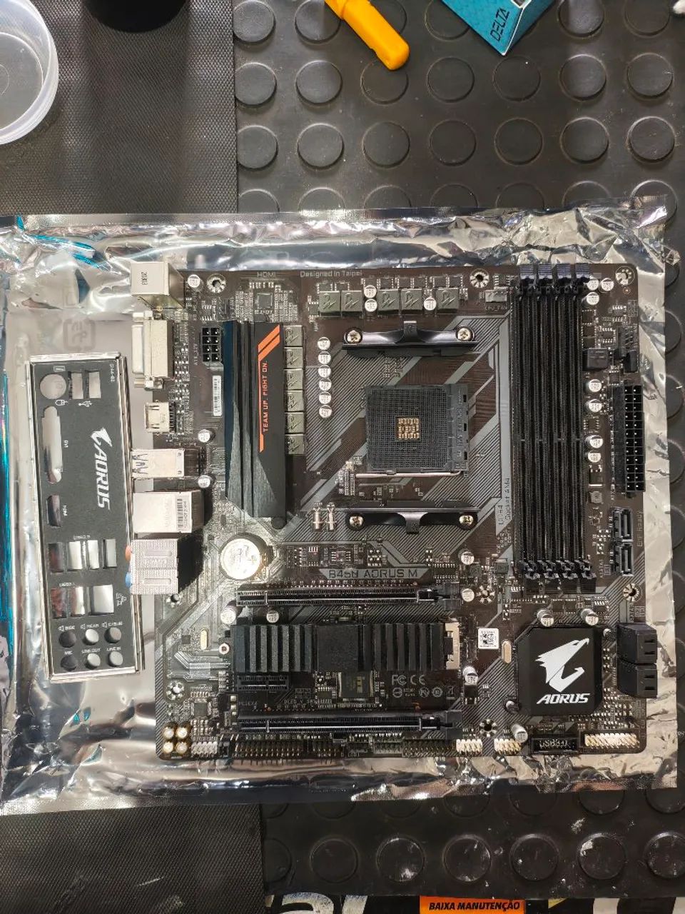 Placa mãe b450 aorus m am4