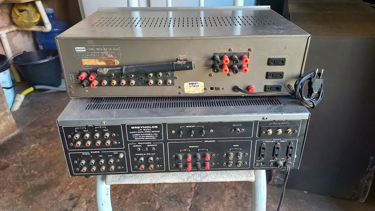 Dois Receiver Greynoods LR 4000 e CCE SR 4000  - Foto 3