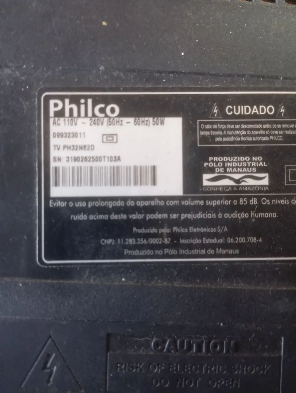 Tv Philco sem display 32 placas funcionando perfeitamente 