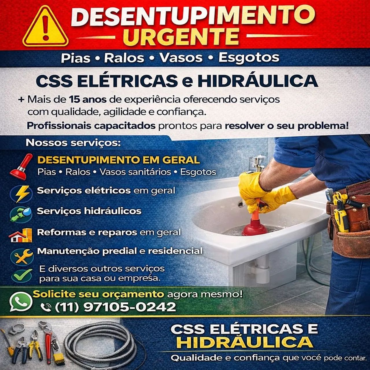 CSS ELÉTRICAS HIDRÁULICA DESENTUPIMENTO 