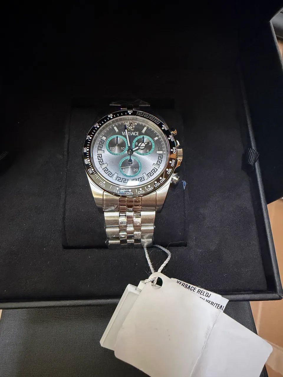 Versace - Relógio Greca Chrono Versace de 43mm