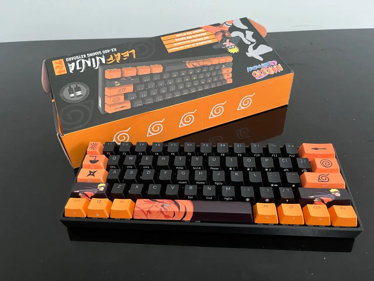 Teclado mecânico KX-400 Naruto 