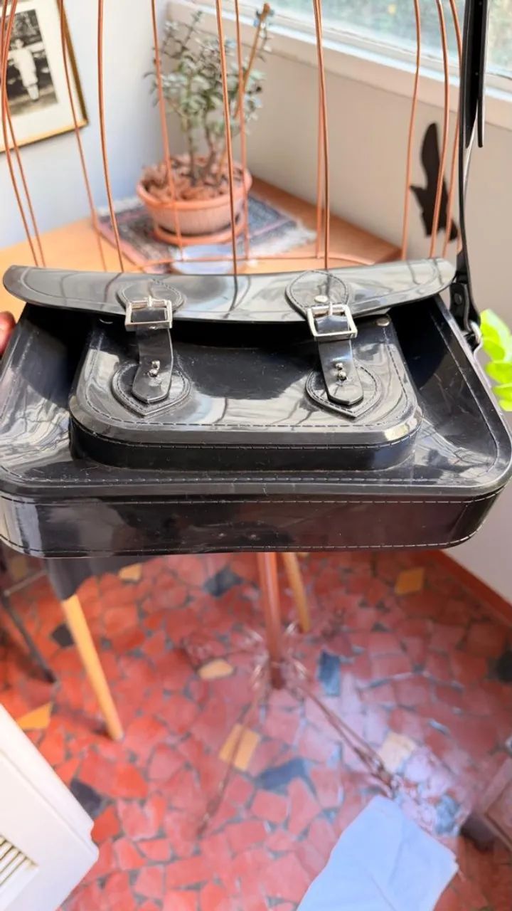 bolsa melissa the cambridge satchel preta - Foto 3