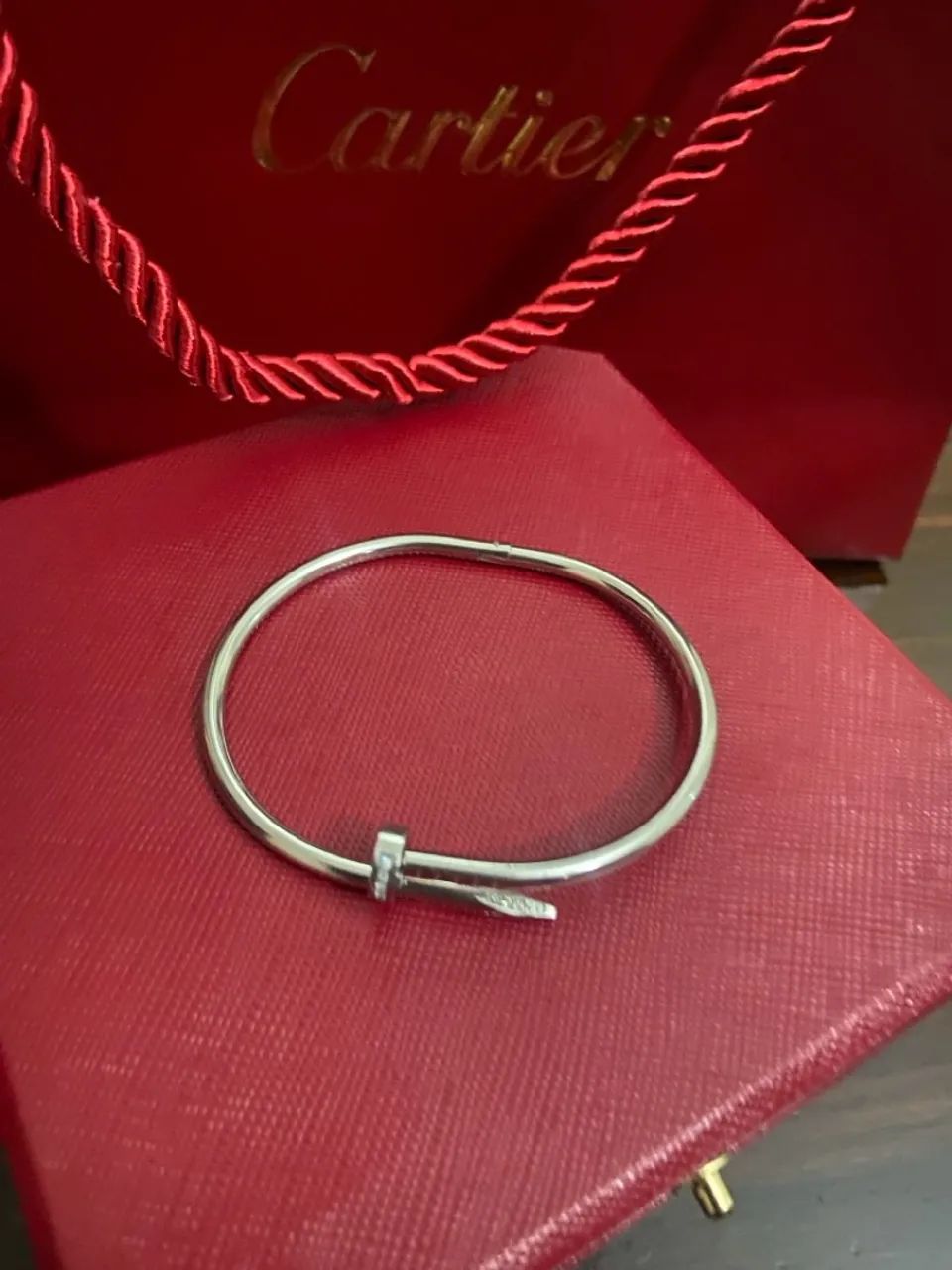 Pulseira prego Cartier 17cm - Foto 3