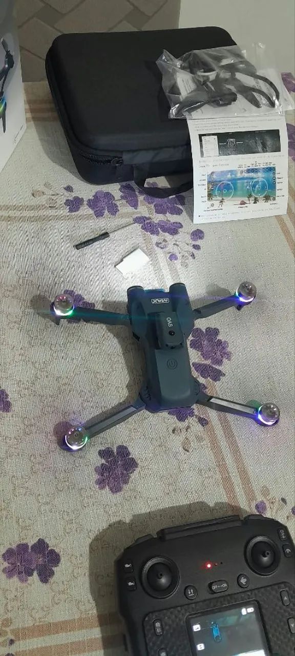 Drone Com Câmera Led RGB Felomenal - Foto 5
