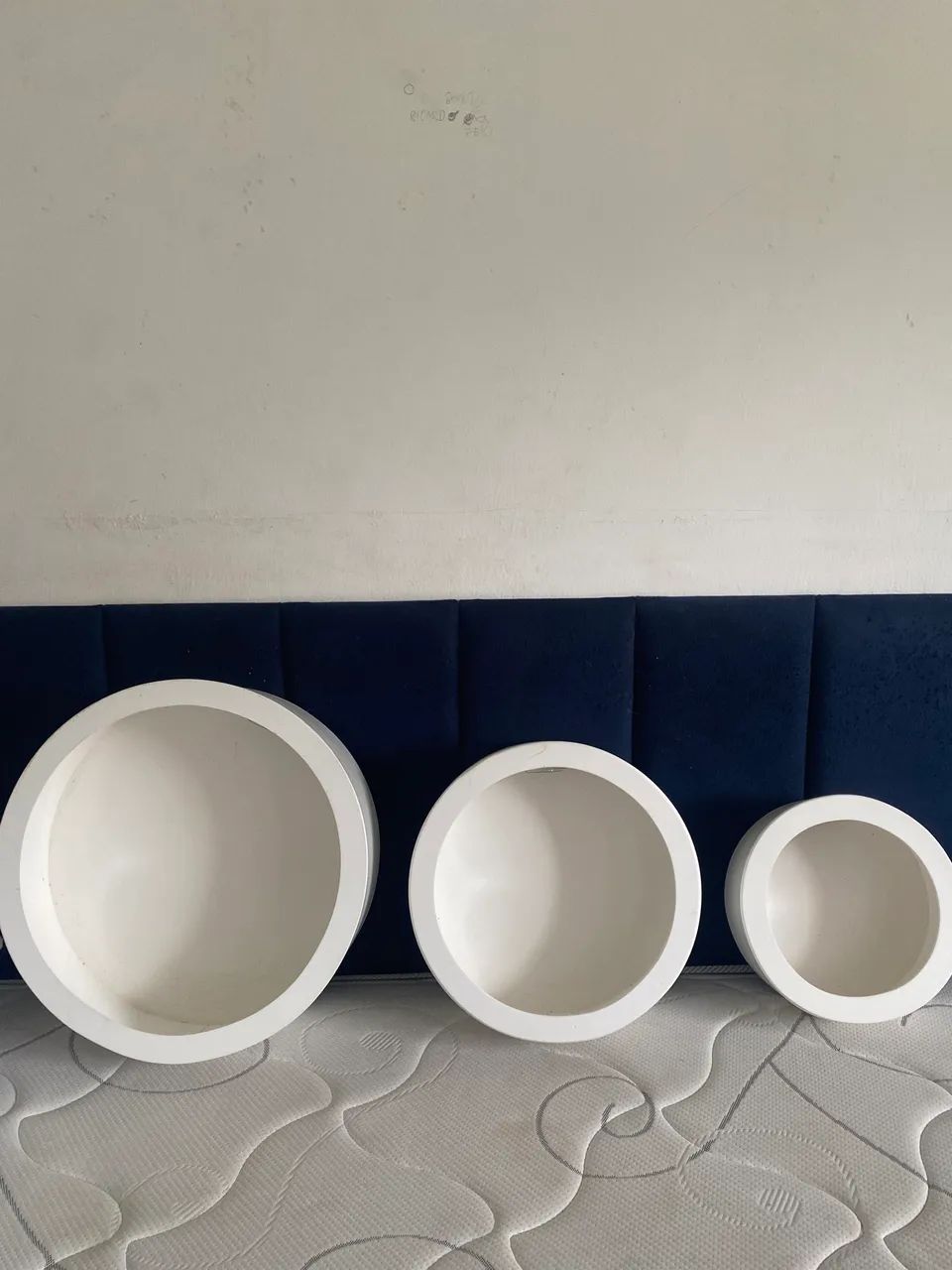 Nichos com LED para quarto 