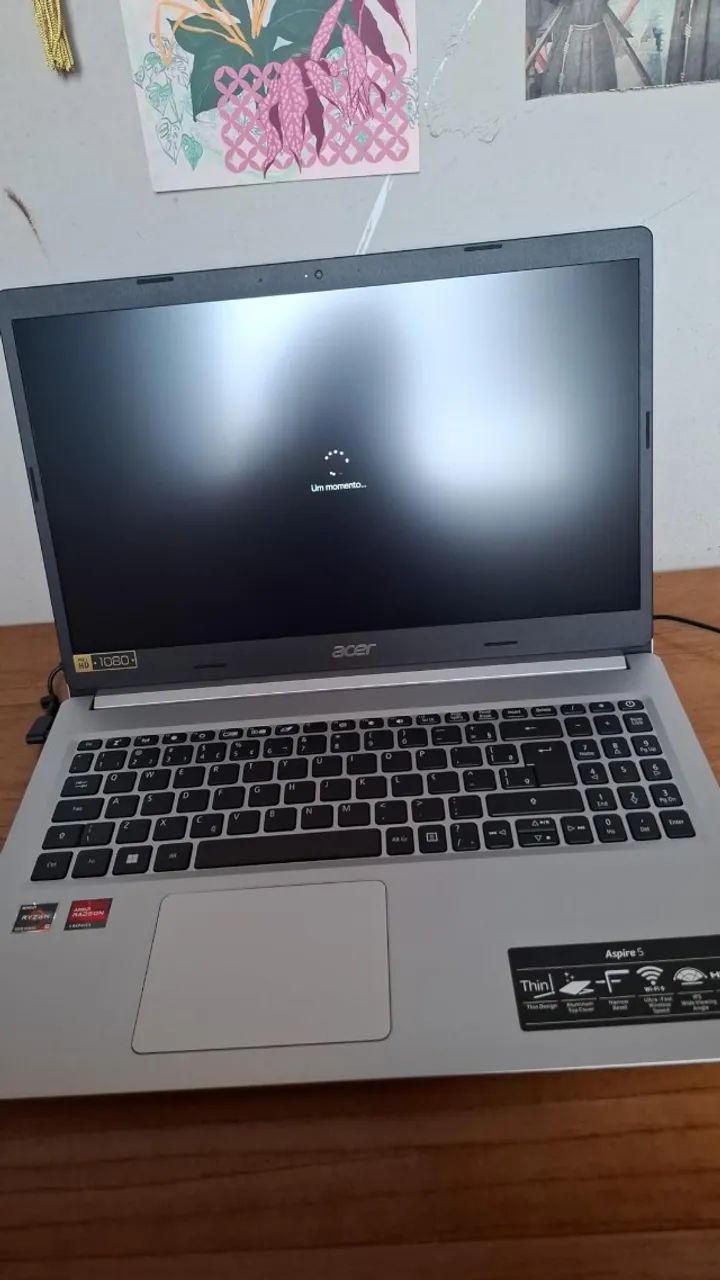 NOTEBOOK ACER RYZEN 5 16gb RAM 512gb SSD ACEITO TROCA ENTREGO SÓ 12X 285 MUITO RAPIDO POTE