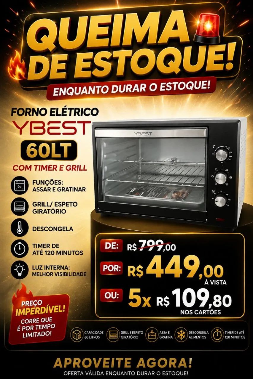 Fornos na promoção queima de estoque  - Foto 2