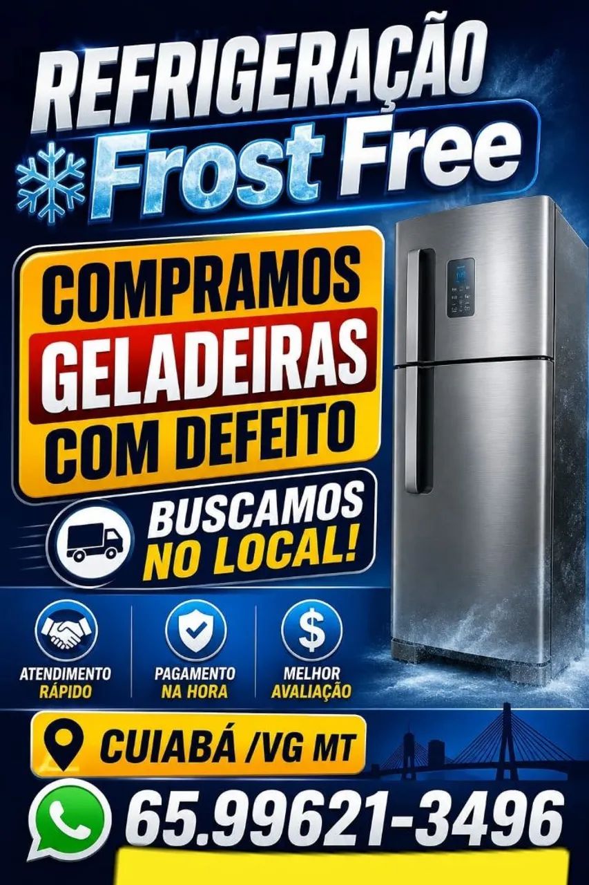 Geladeira com defeito 