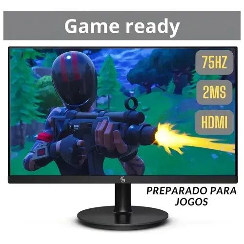 Monitor LED 20 Polegadas 3Green Tela Widescreen HD Conexão HDMI VGA Design Slim - Foto 2