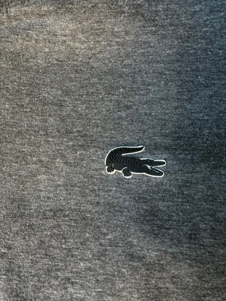 Camisa lacoste cinza mescla  - Foto 3