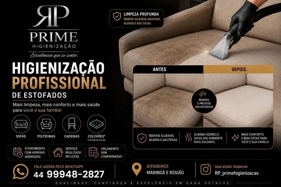 Higienizacao de estofados 