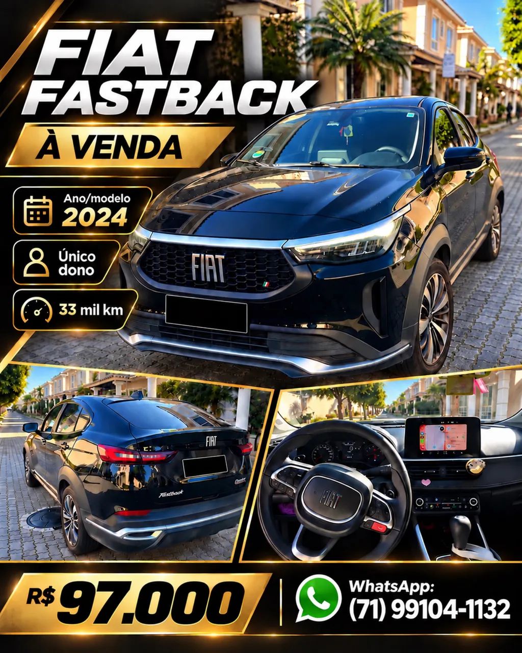 Fiat Fastback AUDACE 1.0 200 T. FLEX AUT 2024