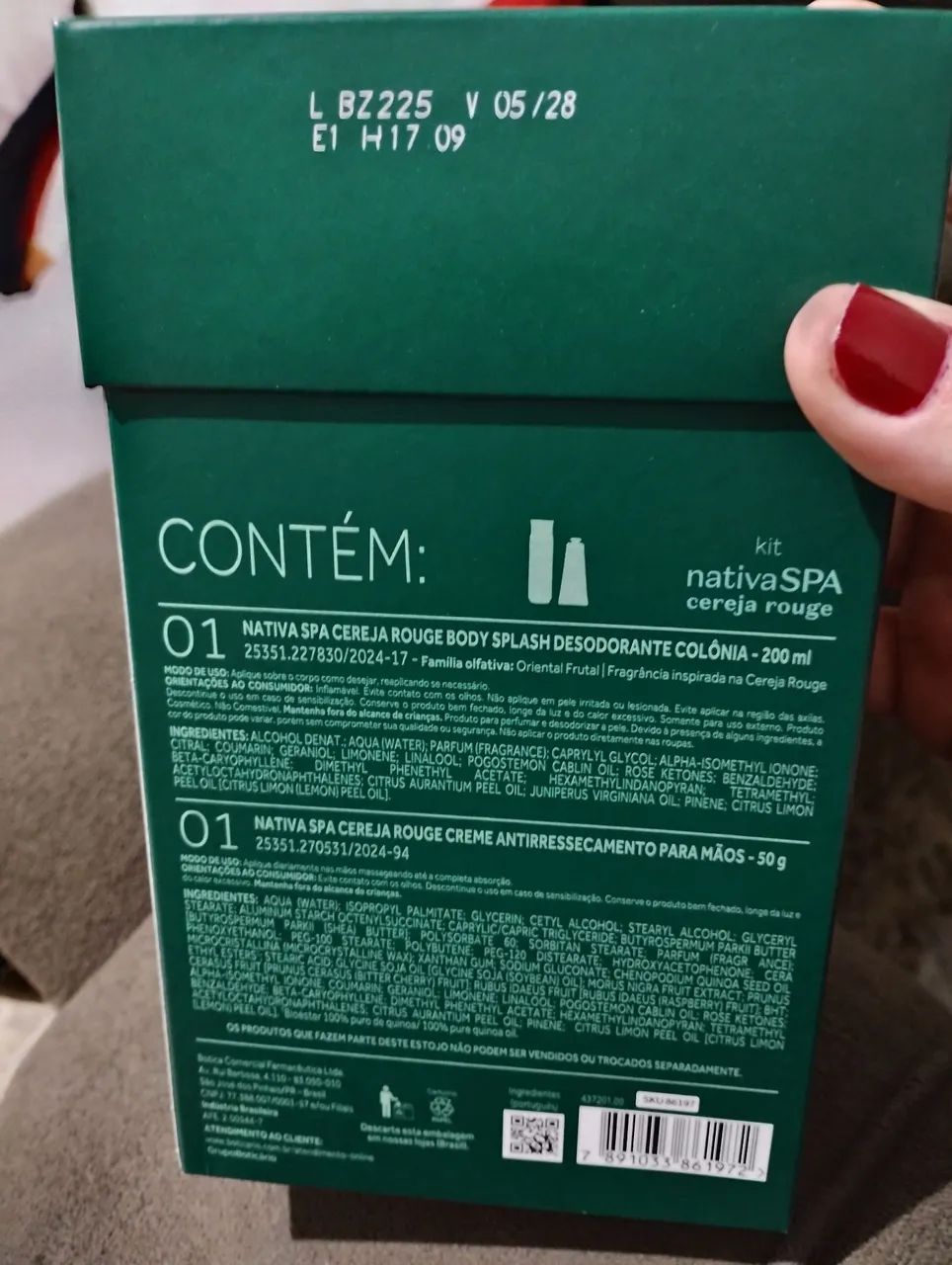 Kit Nativa SPA Cereja Rouge  - Foto 2