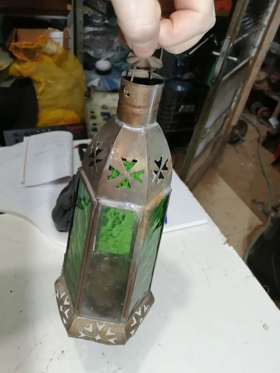 Porta velas antigo, Ler Descrição! - Foto 3