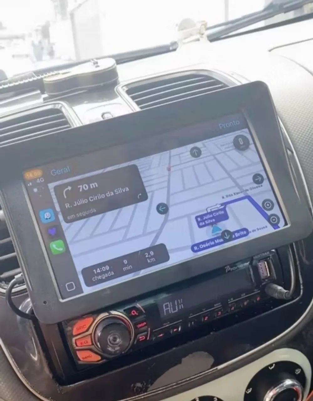MULTIMIDIA SEM FIO COM CARPLAY E ANDROID AUTO - Foto 2
