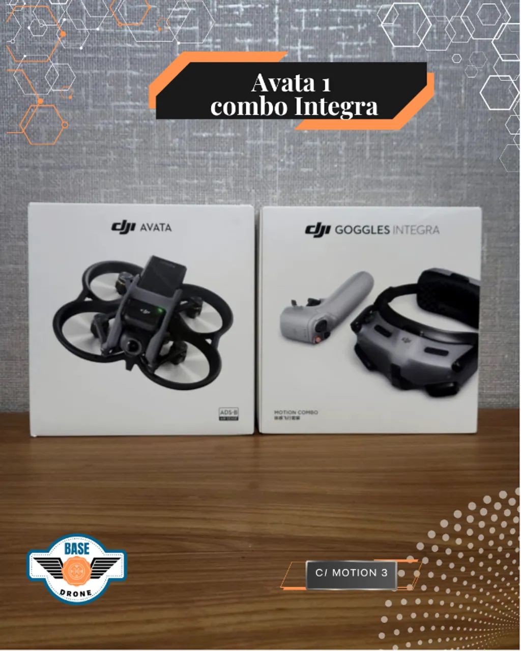 DJI Avata 1 (combo Explore), 4K, Combo !