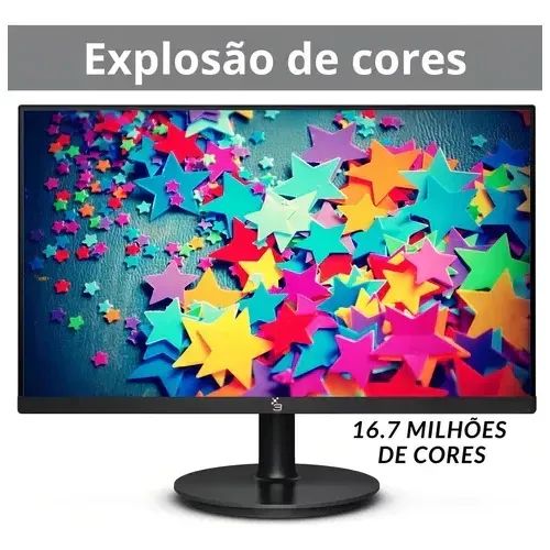 Monitor LED 20 Polegadas 3Green Tela Widescreen HD Conexão HDMI VGA Design Slim - Foto 5