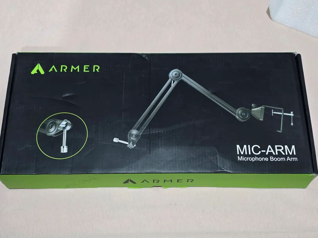 Suporte para Microfone Armer MIC-ARM Braço Articulado preto de 39.7cm - Foto 2