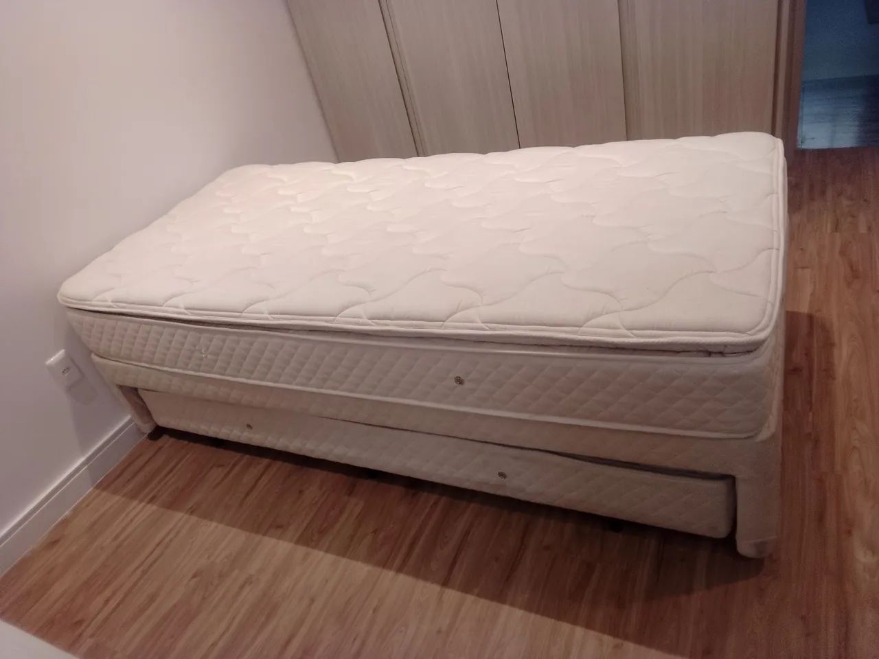 Cama bi-box com colchão (solteiro premium)) - Foto 2