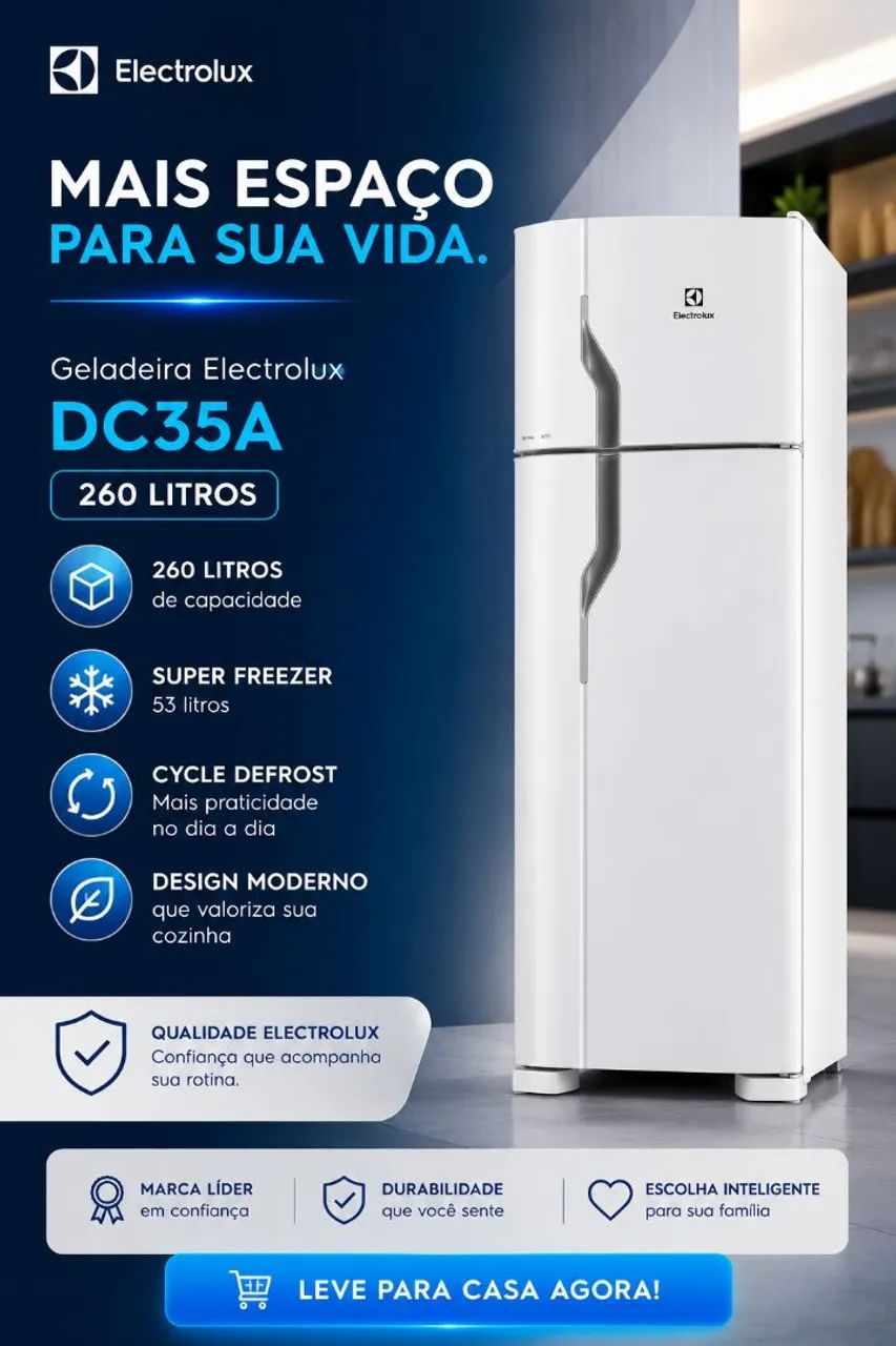Geladeira Eletrolux DC35A 
