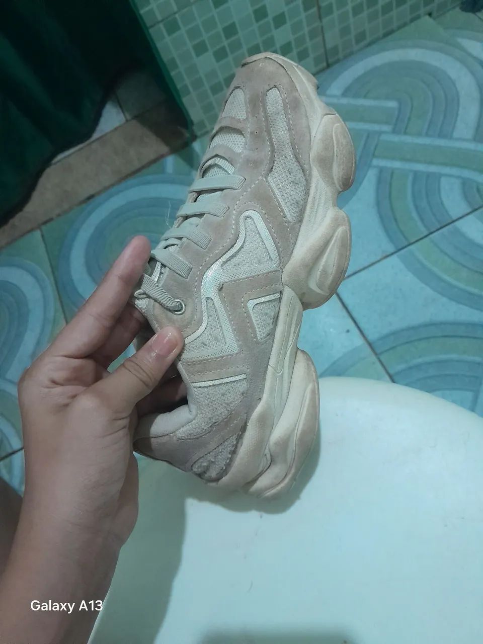 Tênis ? ele não está limpo 