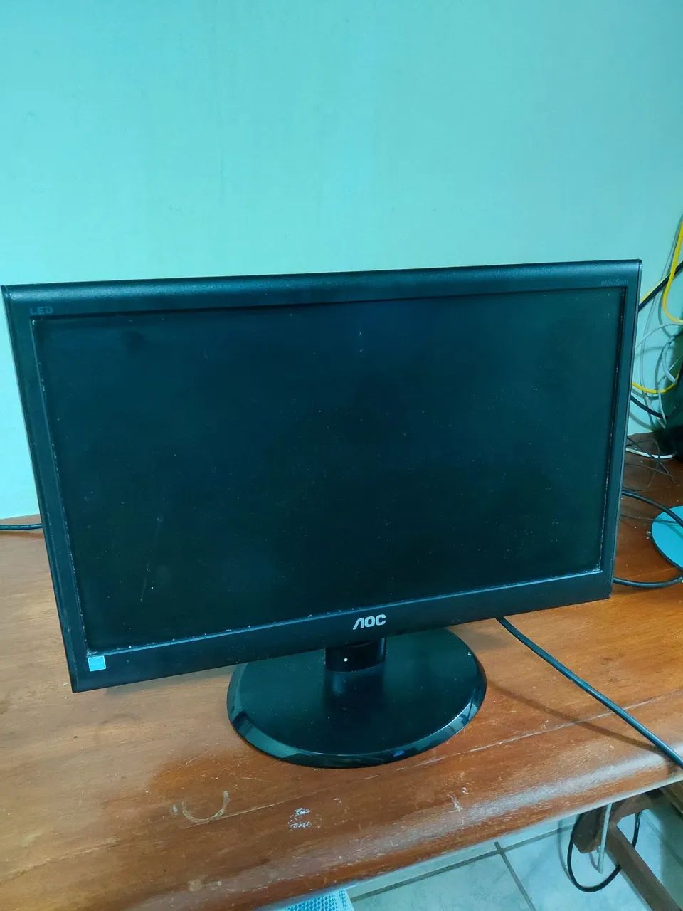 Monitor AOC E950SWN 18,5" LED + Cabos