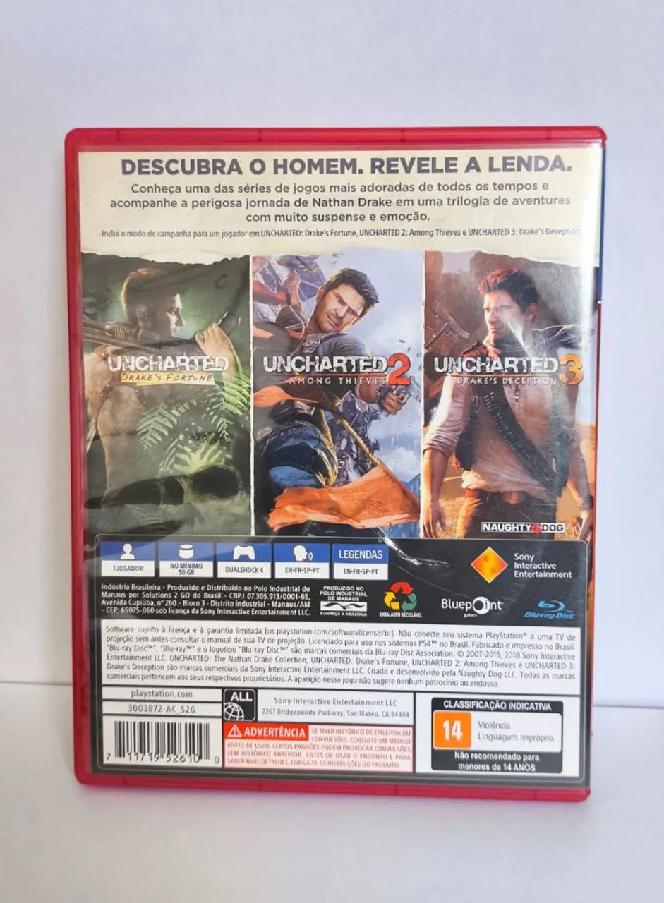 Ps4 Uncharted jogo - Foto 2
